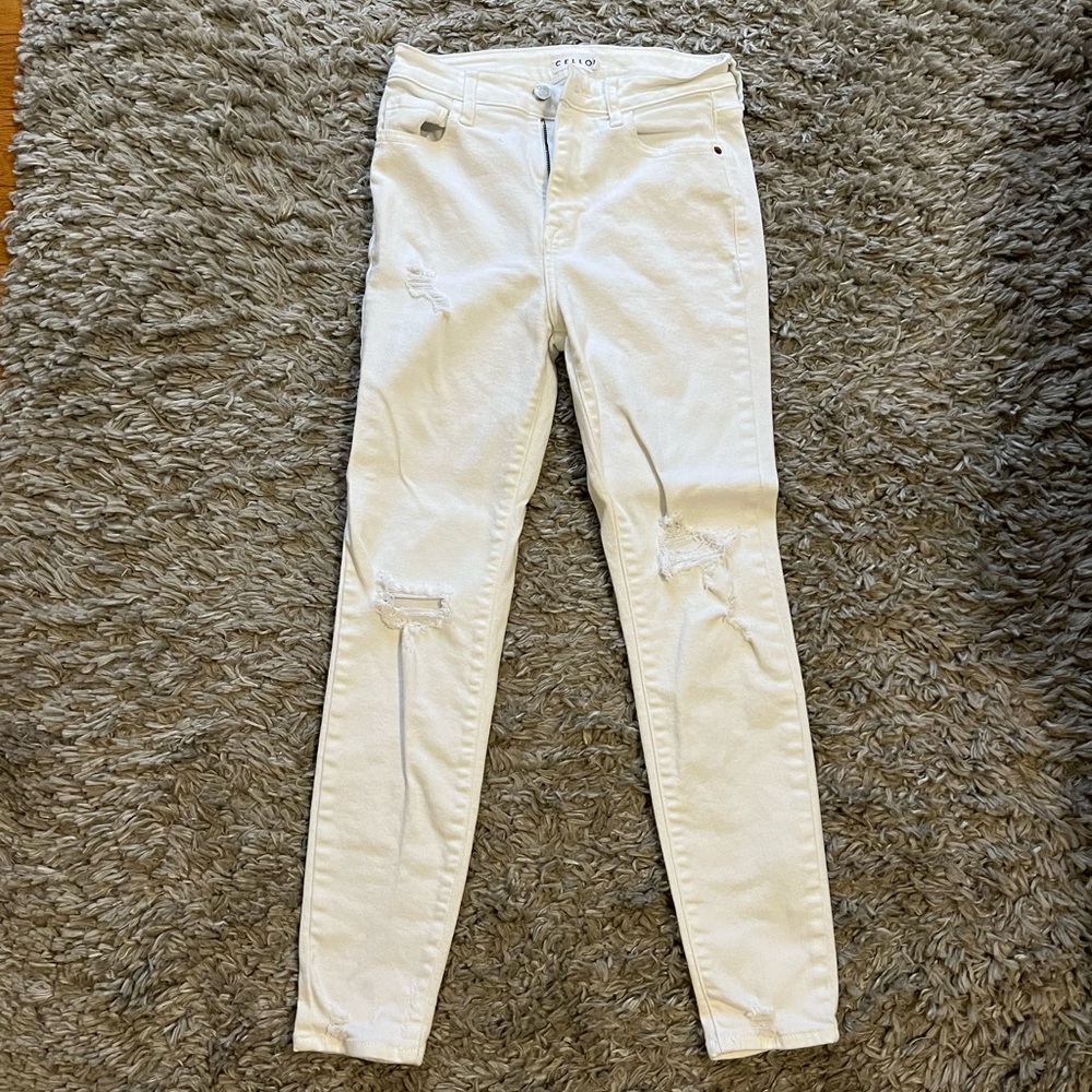 Cello distressed skinny jeans